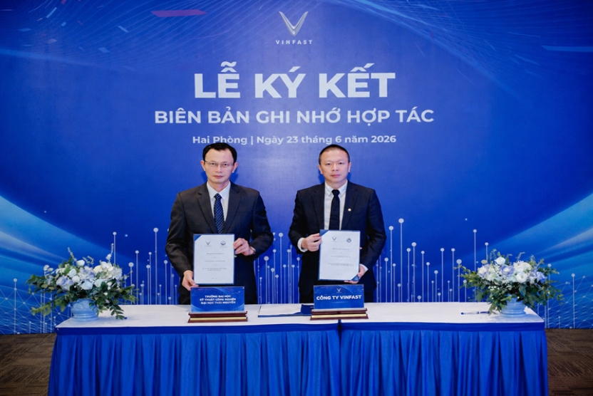 TNUT và VINFAST ký kết hợp tác toàn diện, thúc đẩy đào tạo nguồn nhân lực ô tô điện chất lượng cao